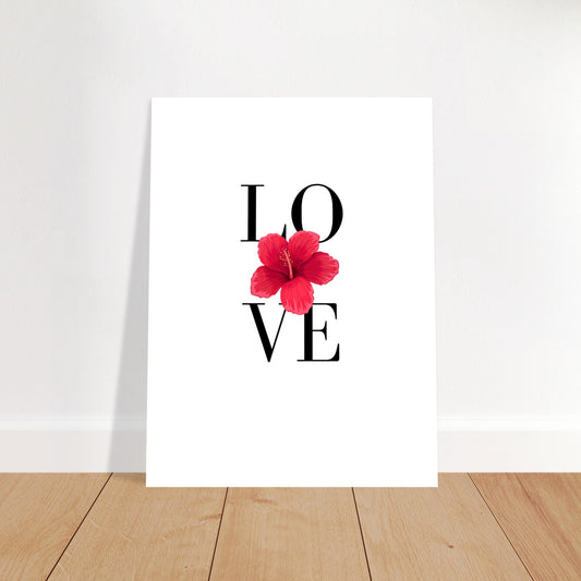 "Love" 1 sin marco - Premium Matte Paper Poster