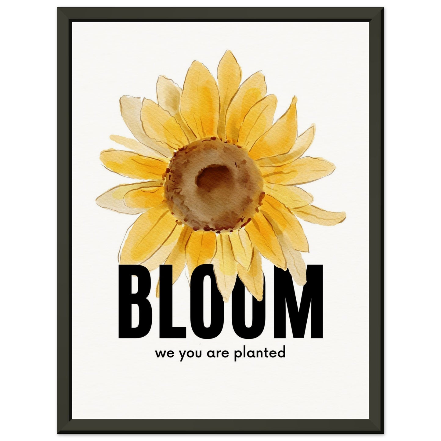 "The Daisy" with Frame - Museum-Quality Matte Paper Metal Framed Poster