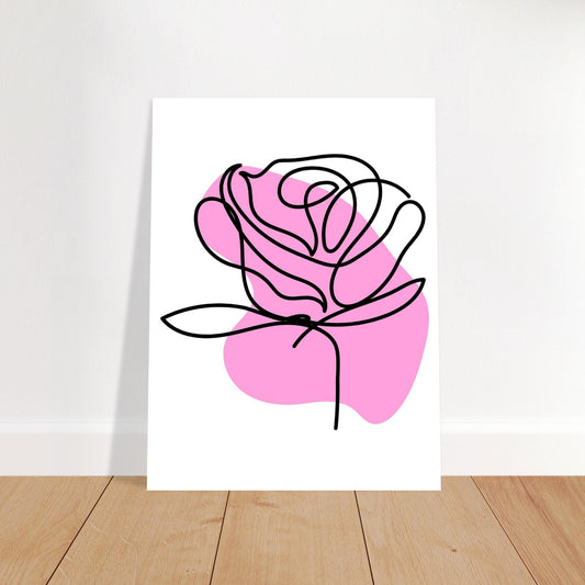 "La Rosa" Premium Matte Paper Poster